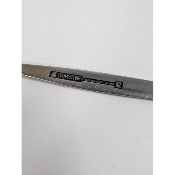 Vintage COVENTRY Stainless 10 Pieces Serving Flatware Set BOUQUET Japan - Picture 6 of 6